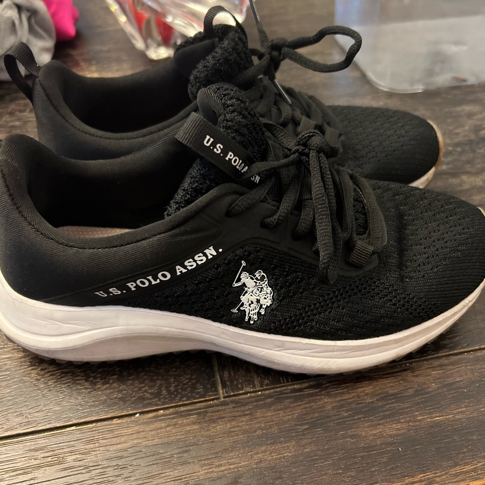 U.S. Polo Assn. Black Athletic Shoes